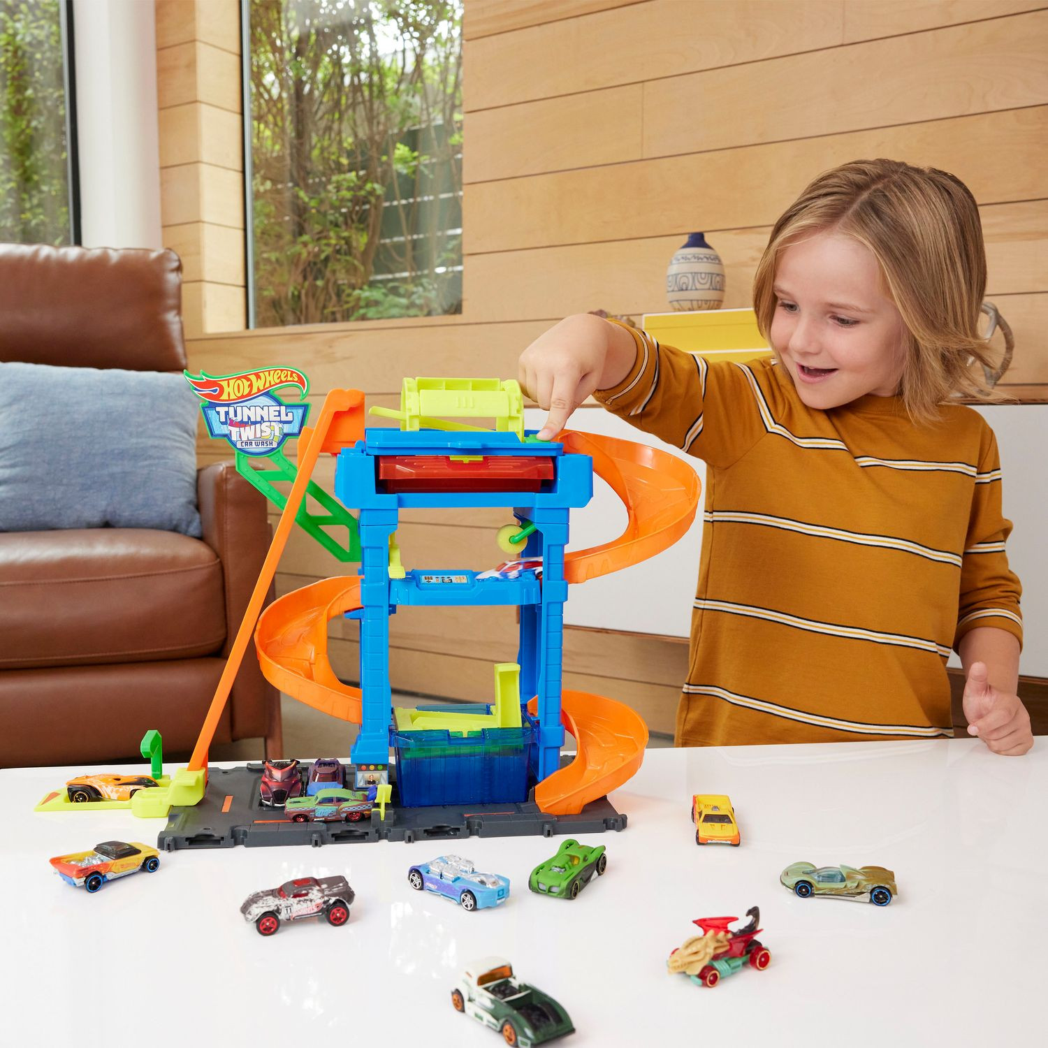 Set Da Gioco Autolavaggio Hot Wheels City Ecl