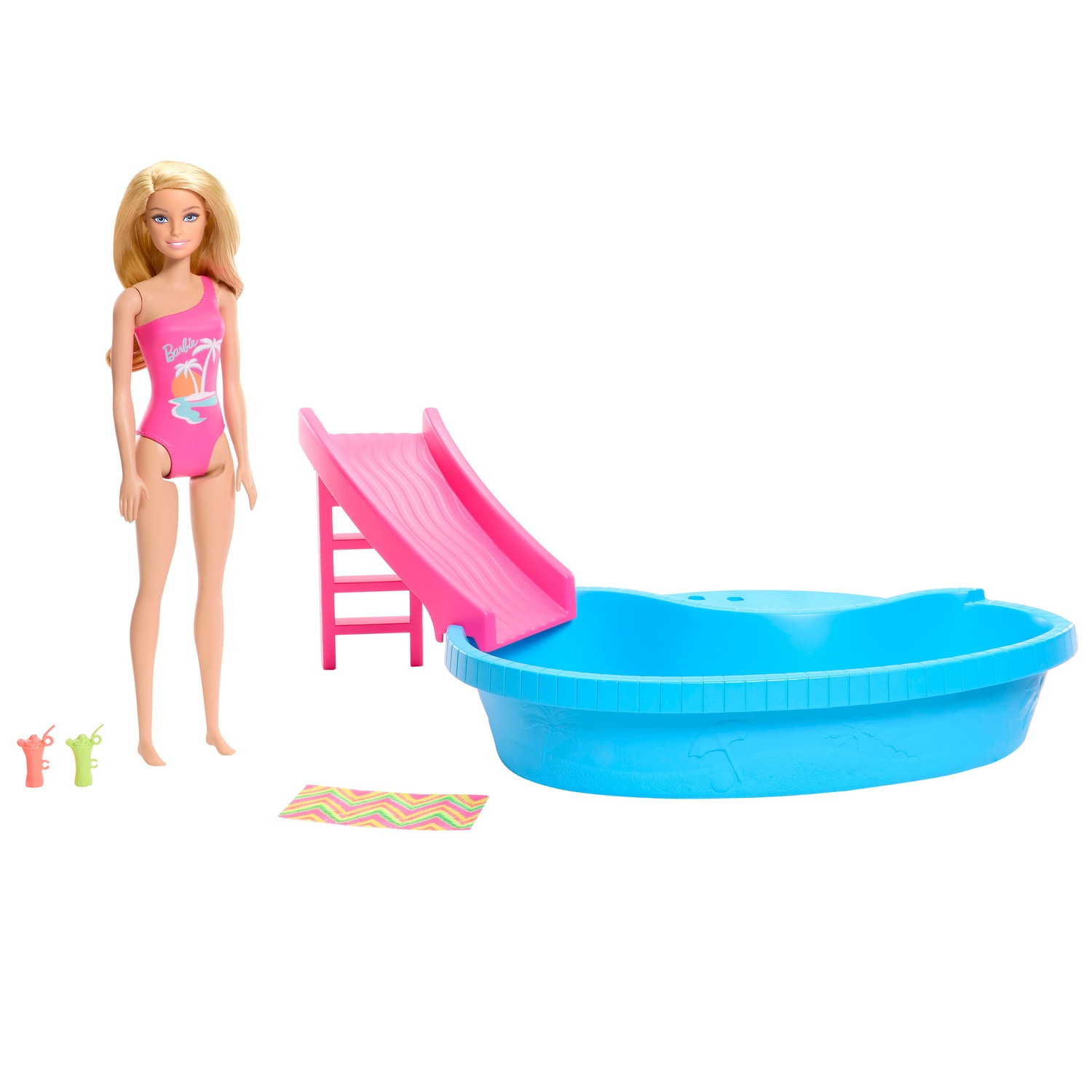 Piscina Barbie Com Playset De Boneca