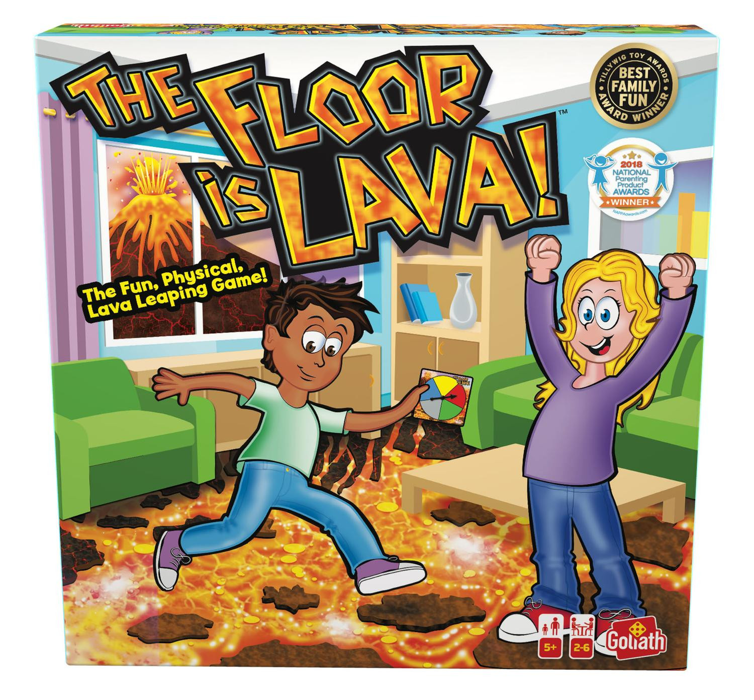 Gioco Il pavimento è lava