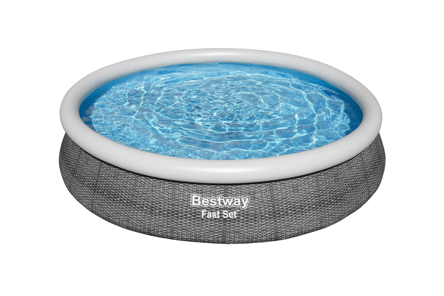 Fast Set Pool Grey Pool-Set 366 x 76 cm