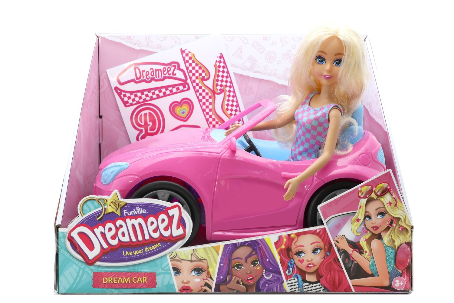 Dreameez Modepuppe mit Cabrio