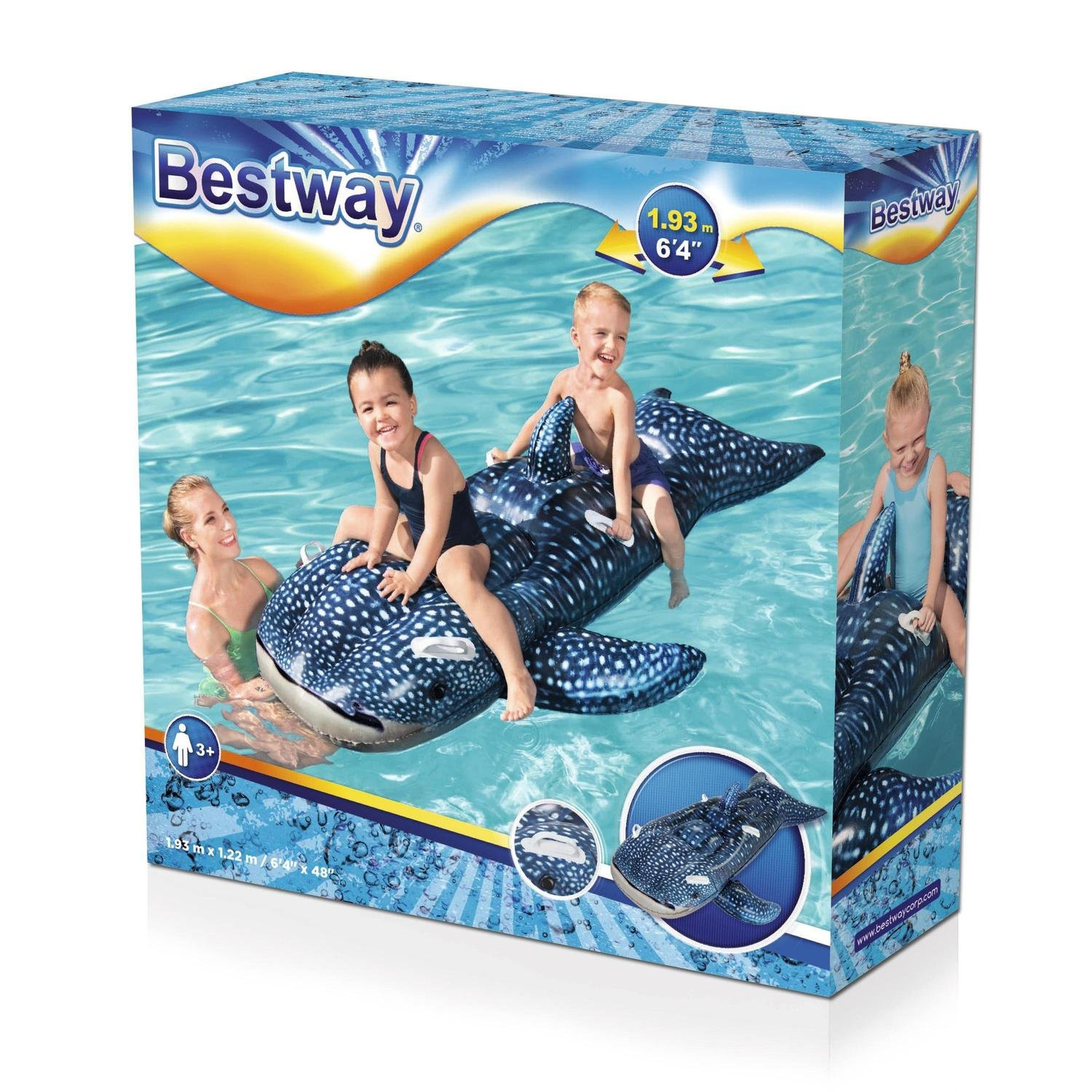 Whaletastic Wonders Ride-On Pool Float