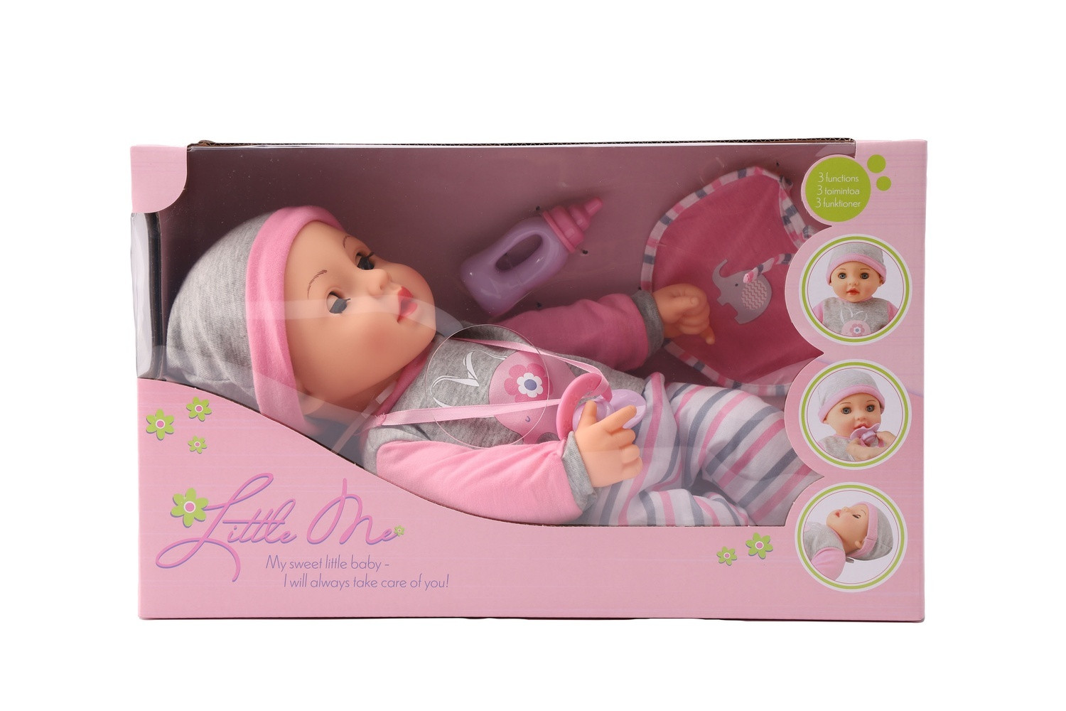 Boneca Little Me com funções 40 cm