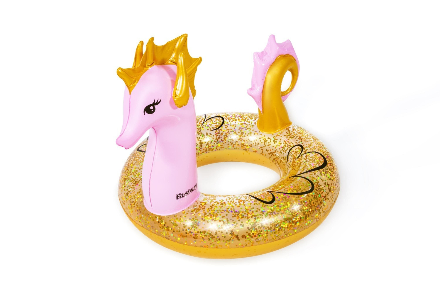 Glitzernder Seepferdchen-Schwimmring