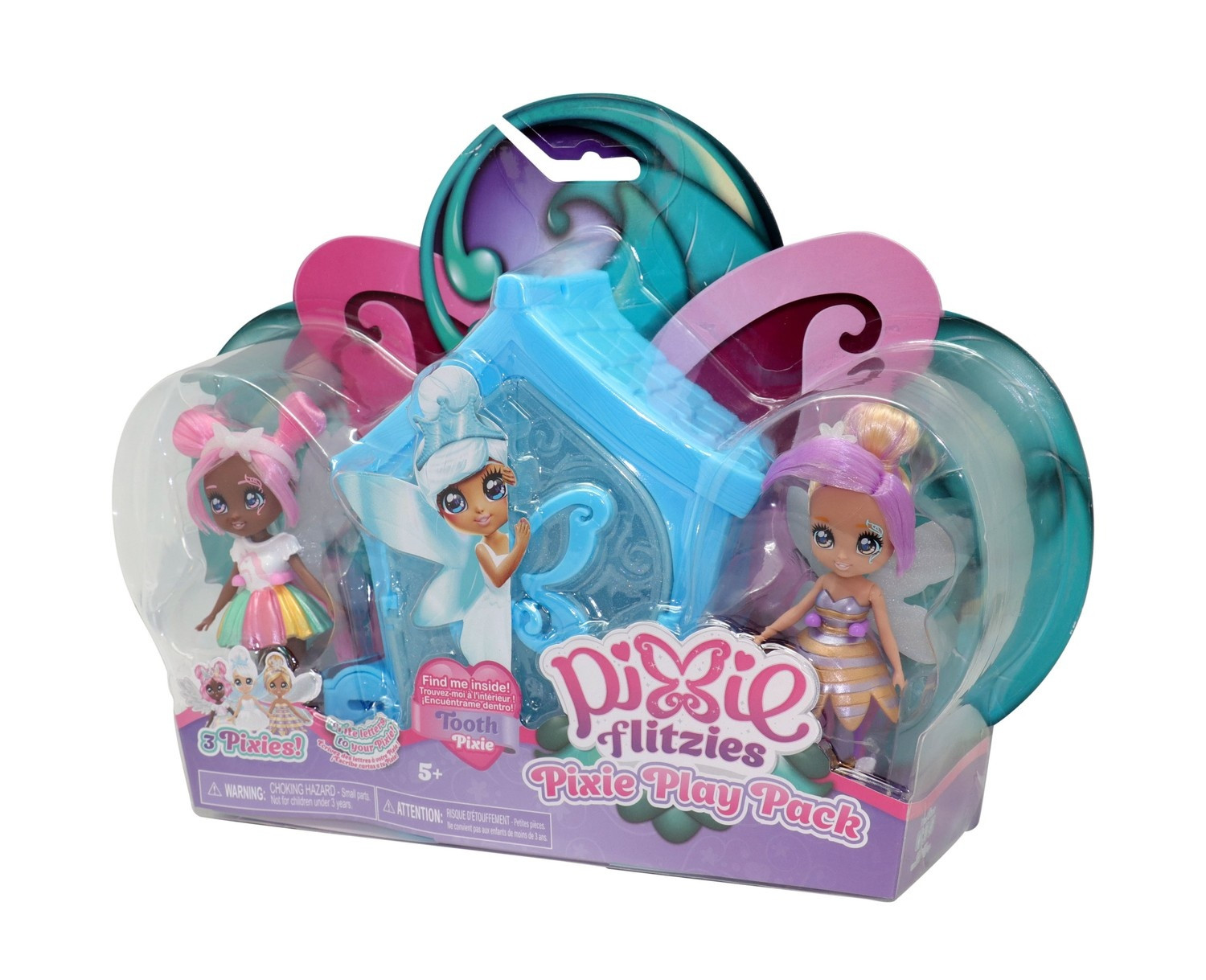 Ensemble de jeu Fée Pixie Flitzies, paquet de 3