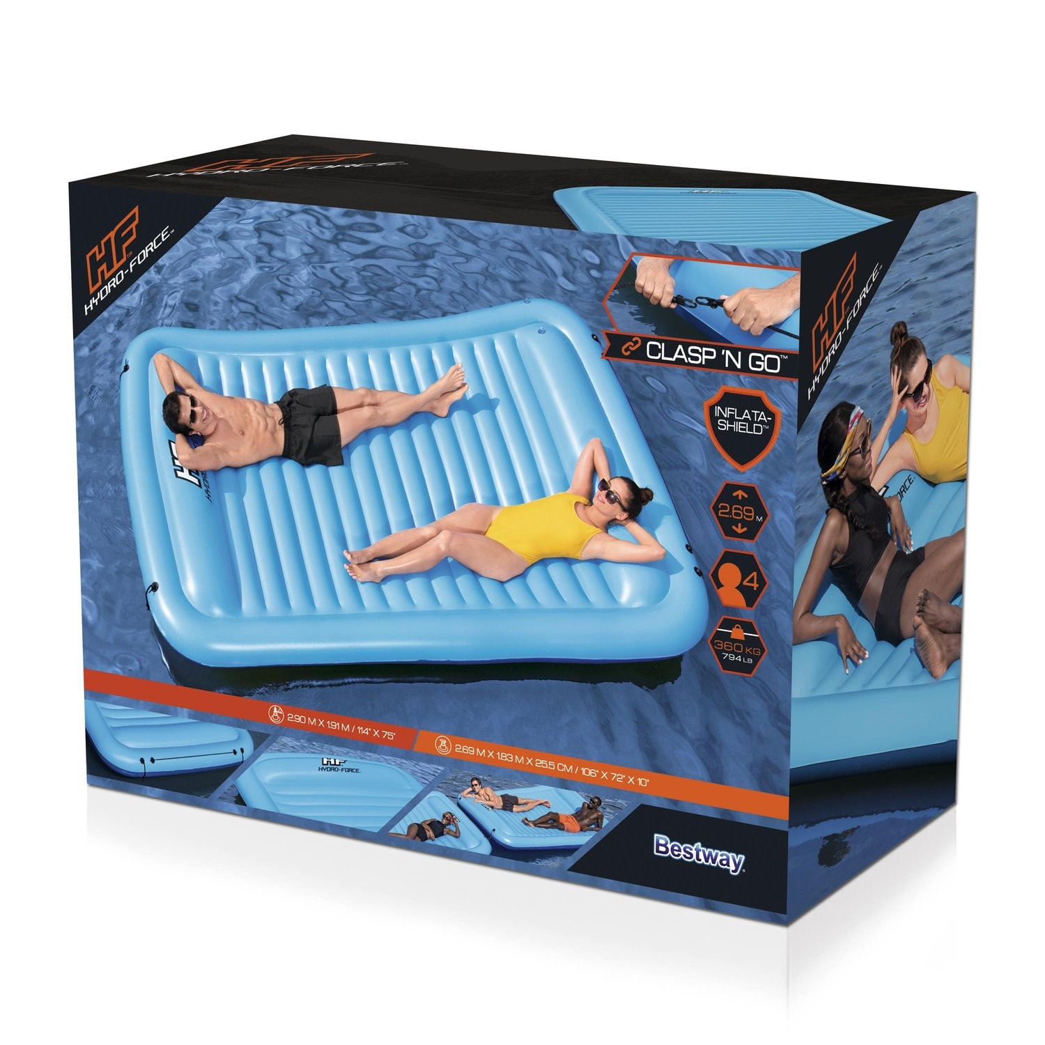 Schwimmende Plattform Sun Soaker
