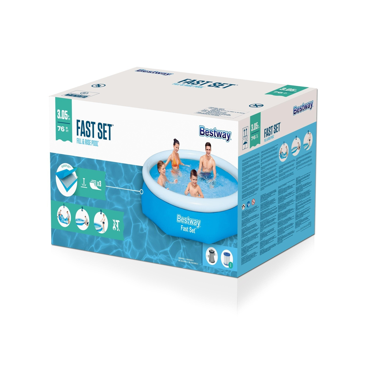 Fast Set Pool Pool-Set 305 x 76 cm