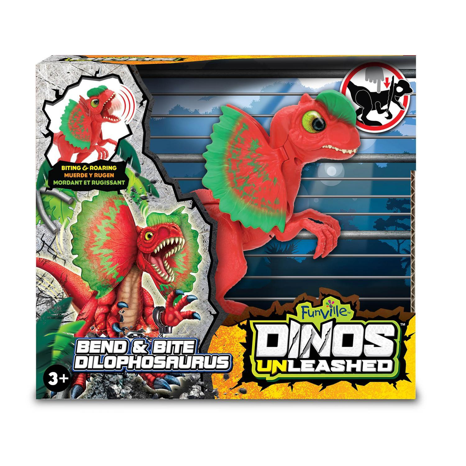 Dinos Unleashed Bend & Bite Dilophosaure