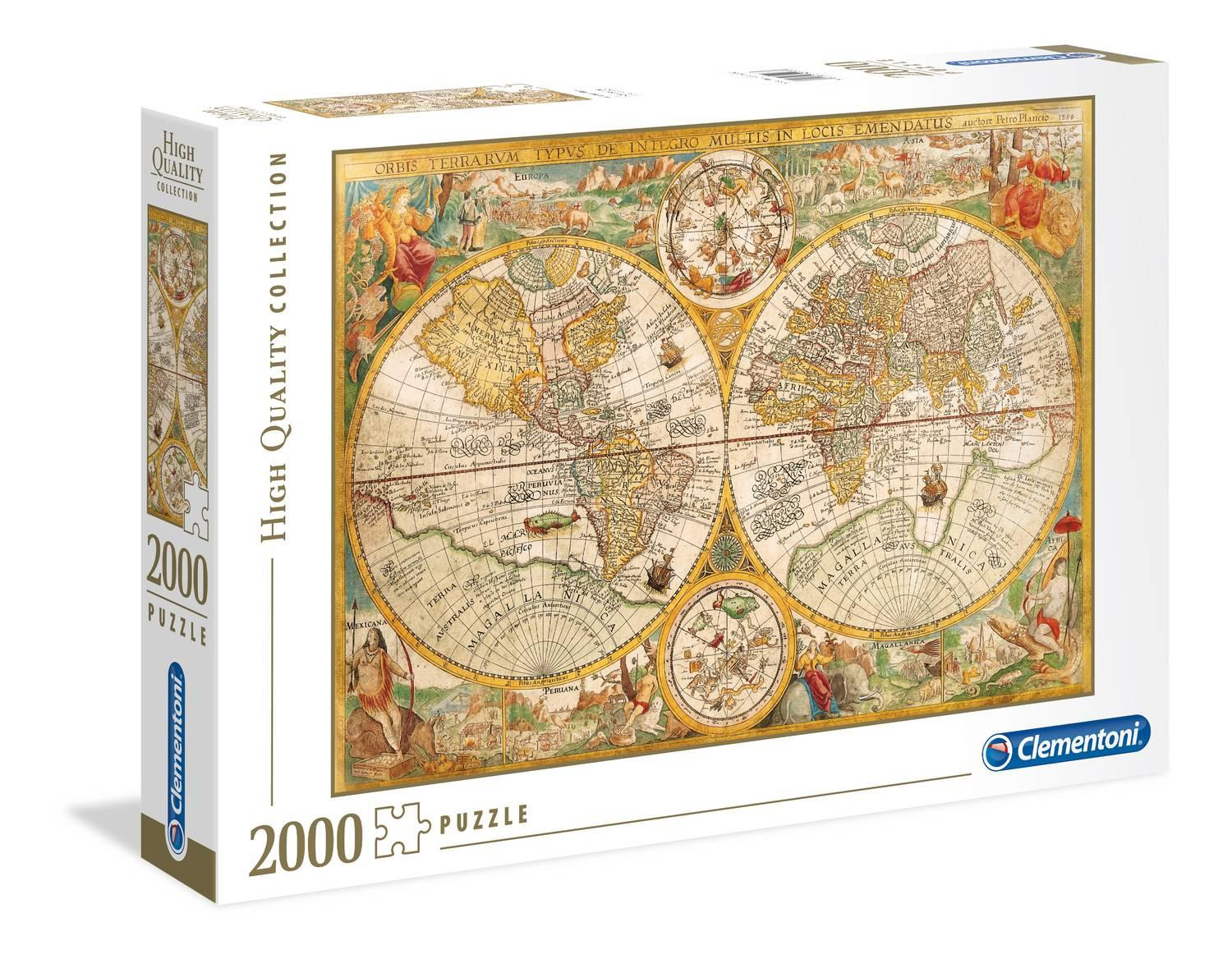 Clementoni Puzzle 2000 / Staroveká mapa