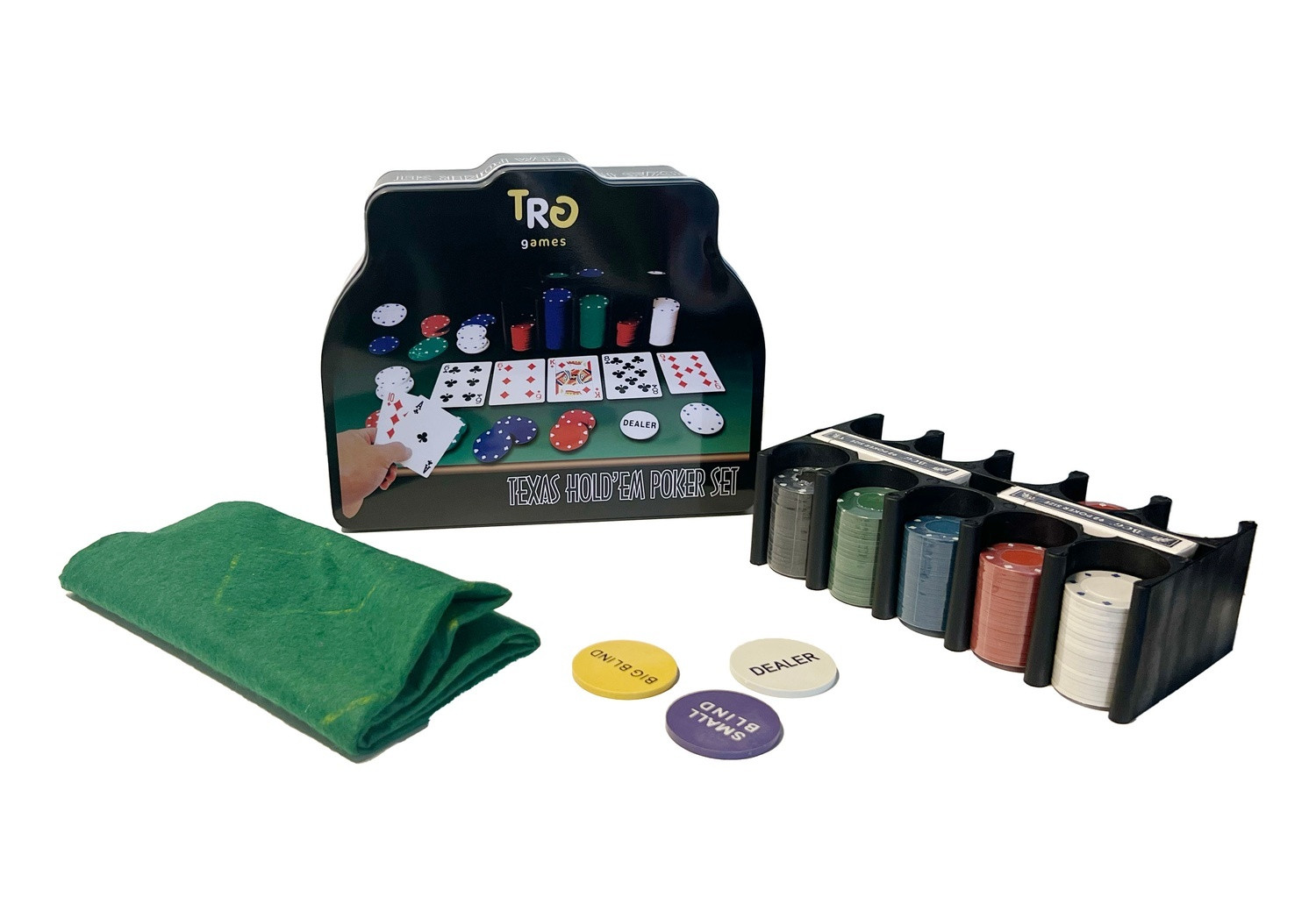 Conjunto de pôquer 200 peças