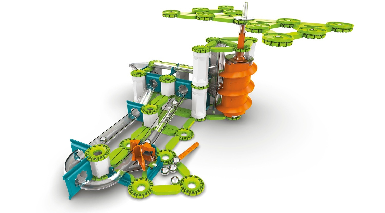 Geomag Mechanics Gravity Recycled Elevator 207 Pcs
