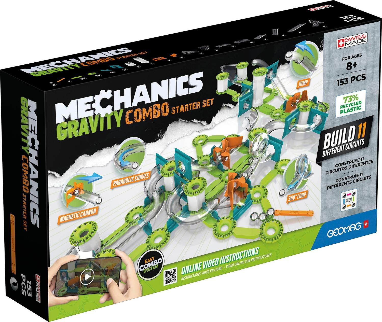 Geomag Magicube Gravity Starter Set 153 Pz