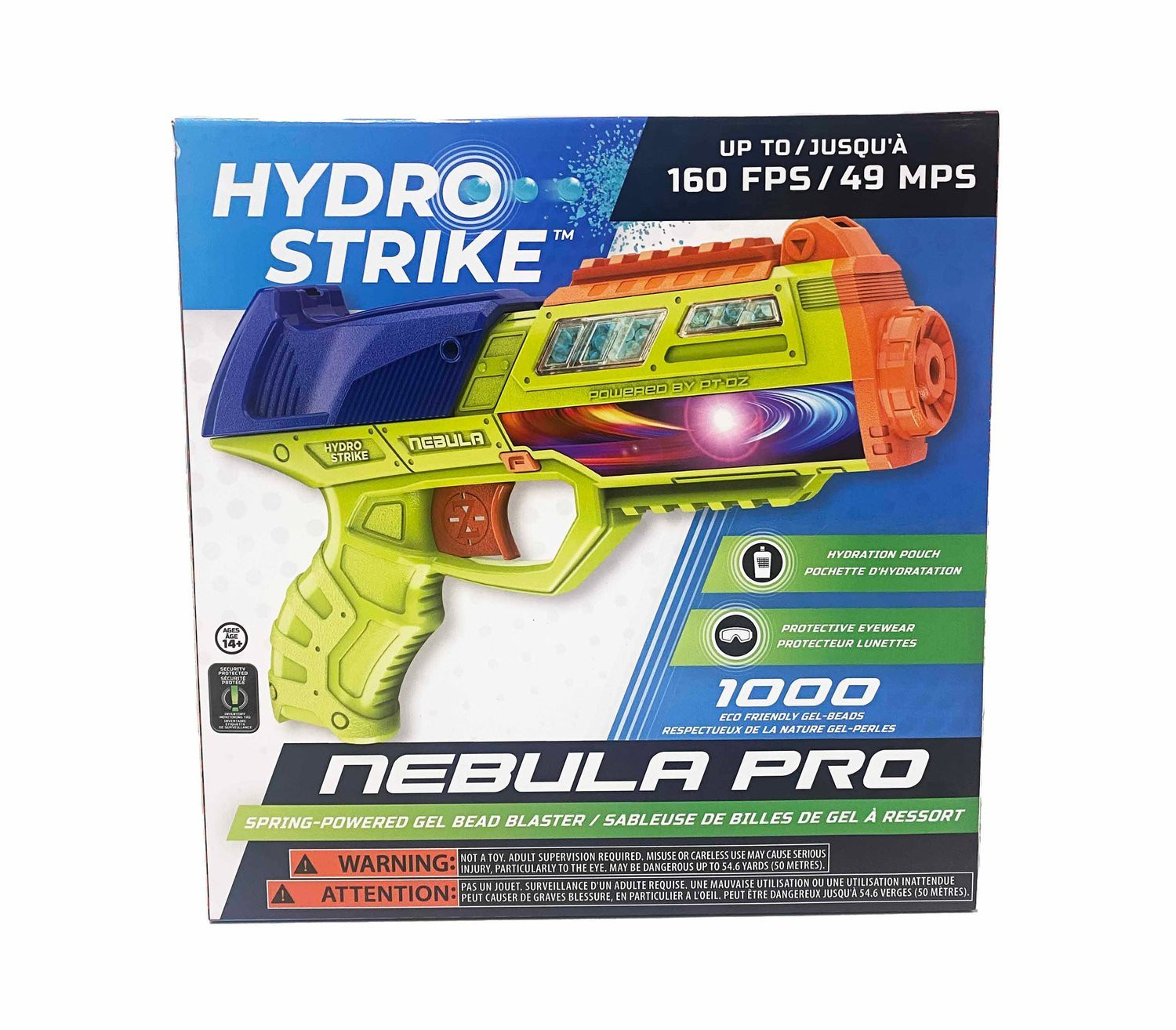 Blaster à gel Hydro Strike Nebula Pro
