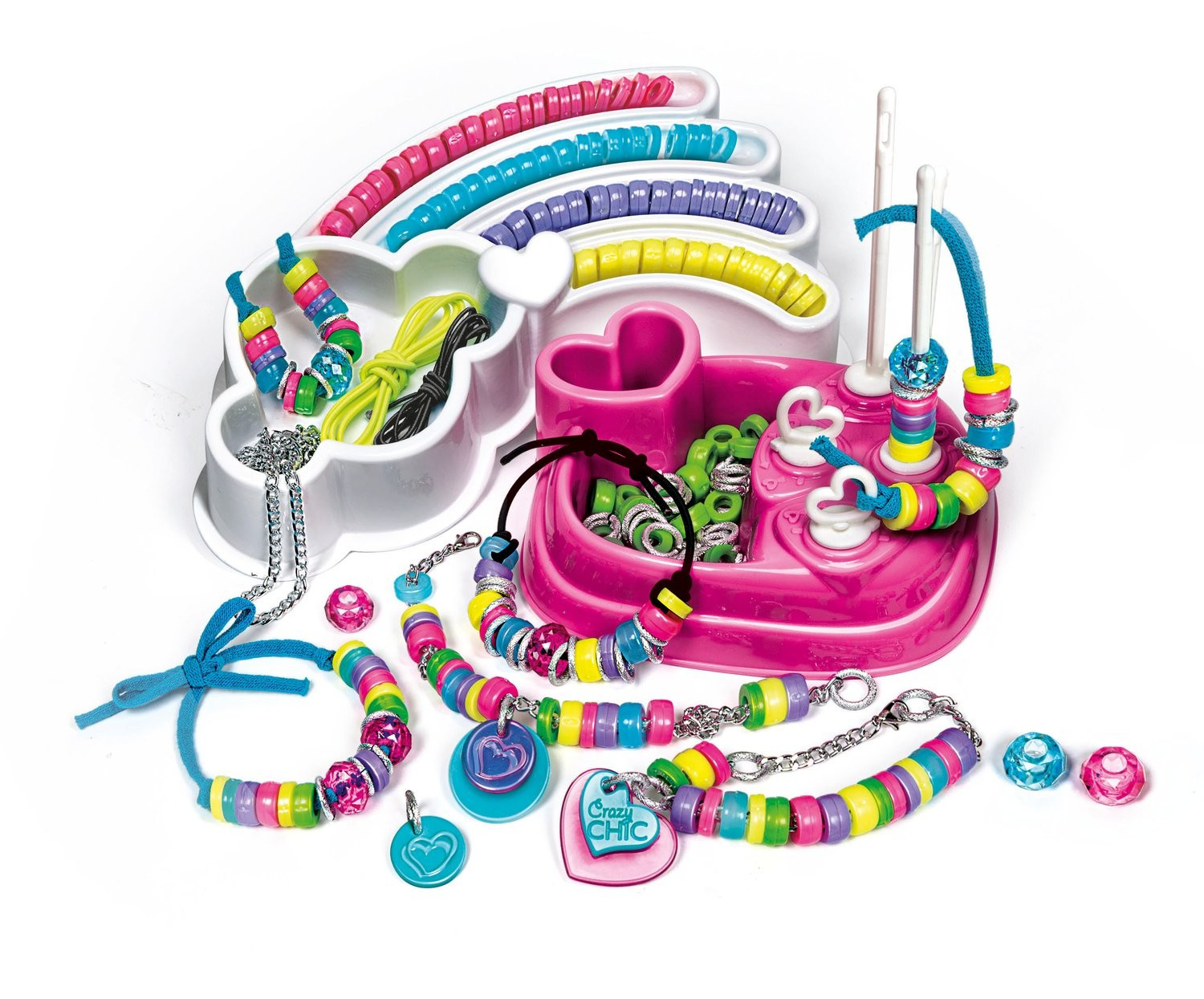 Conjunto Dyi de pulseras arcoíris Crazy Chic