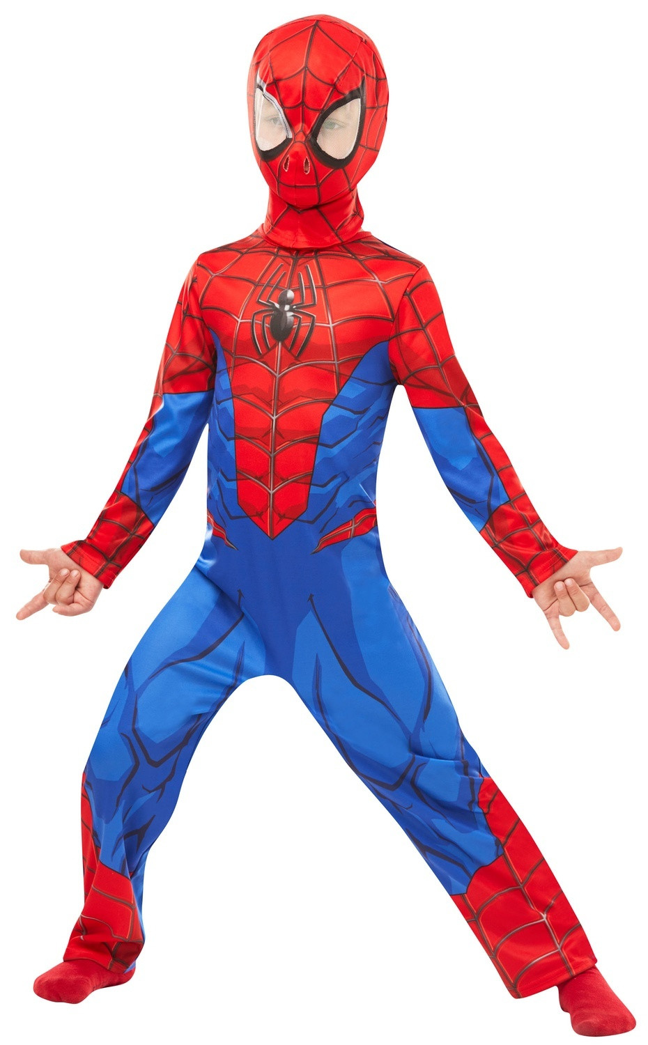 Spiderman-kostuum 128 cm