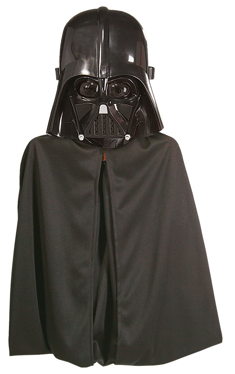 Máscara e capa de Star Wars Darth Vader
