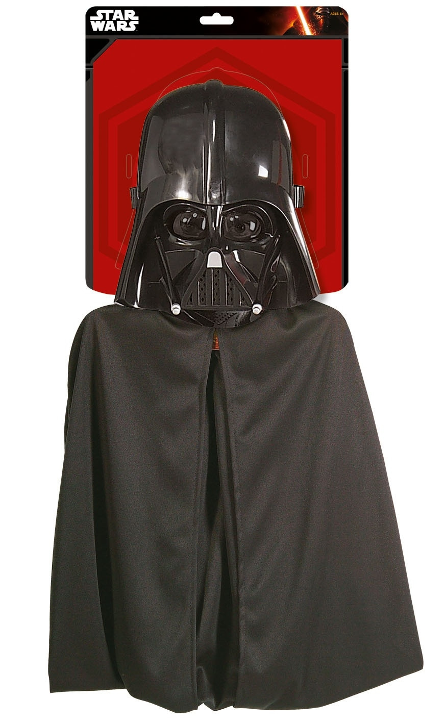 Máscara e capa de Star Wars Darth Vader