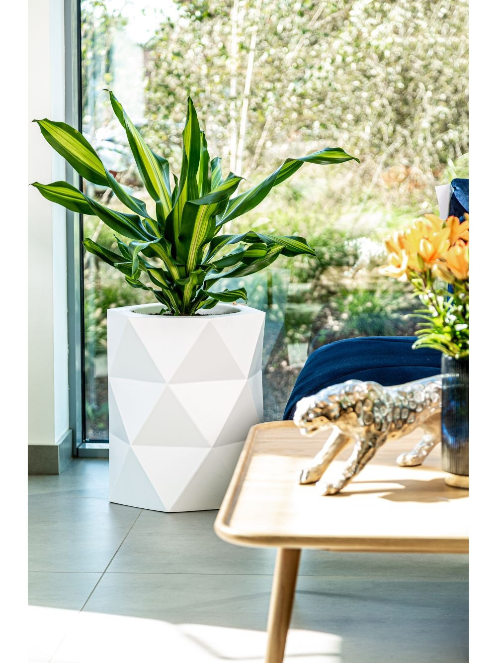 Pot design MODENA Blanc