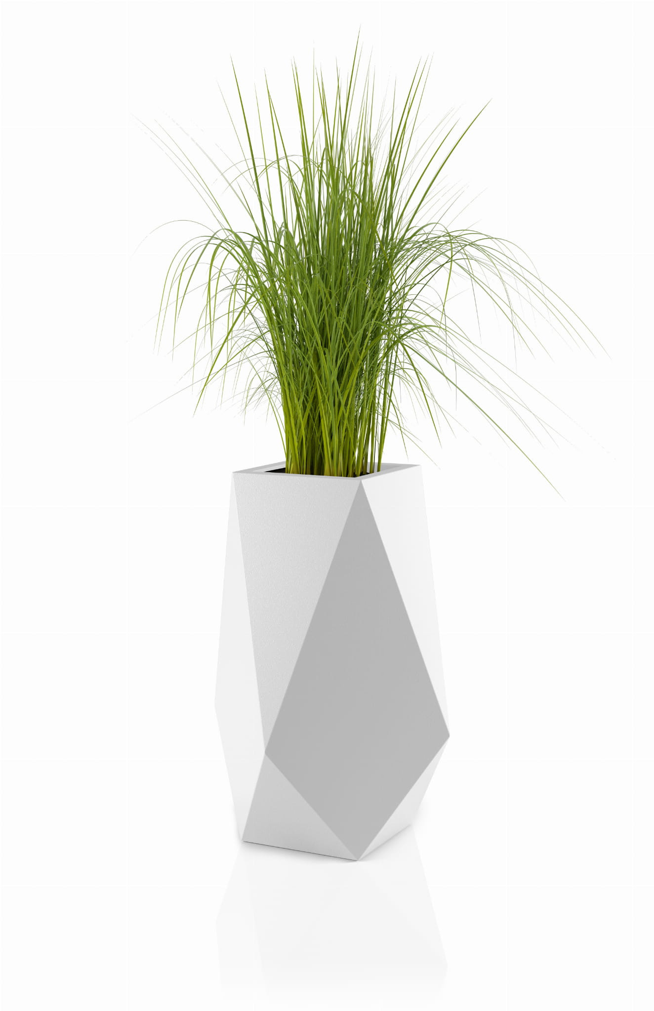 Pote de design VOLCANO Branco