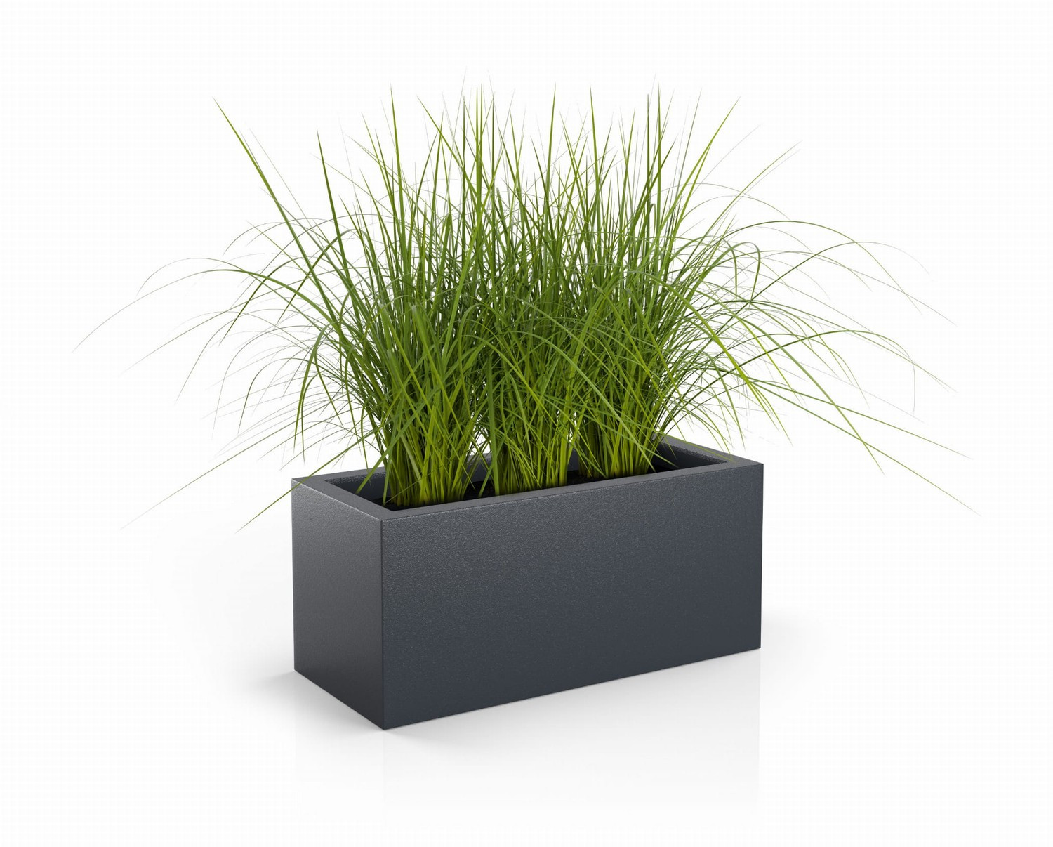 Designertopf LONG 40cm Höhe Anthrazit