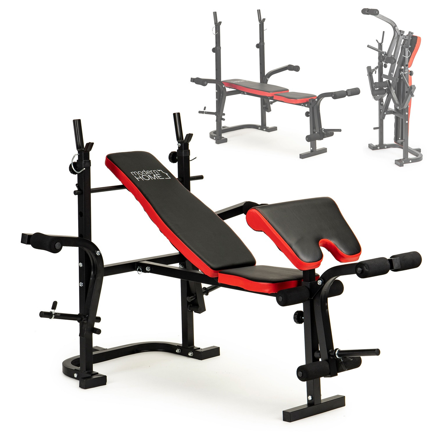 Barbell bench adjustable for home training