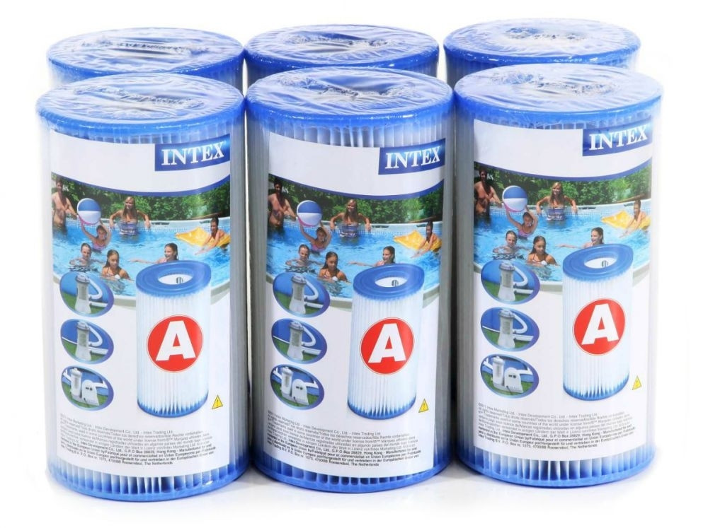 Intex Pump filter A, 6-pack, 20 cm Height