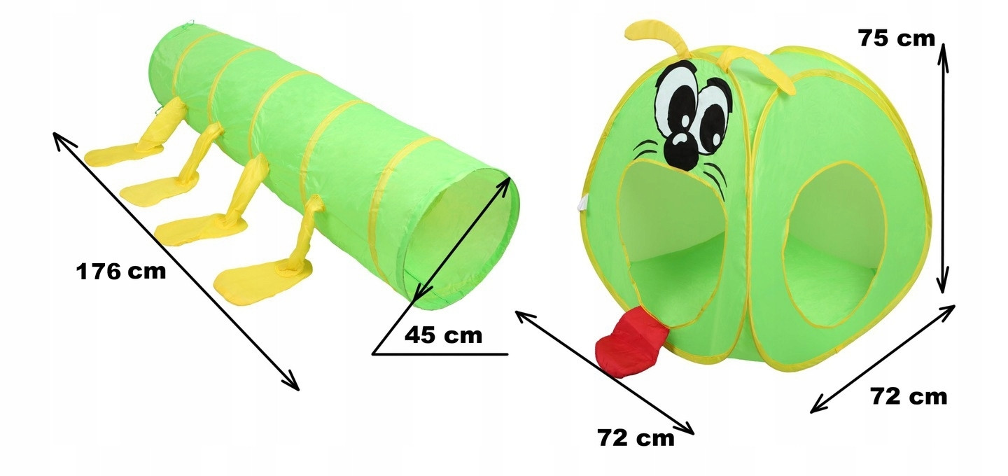 Self-assembling Centipede Tent for Children