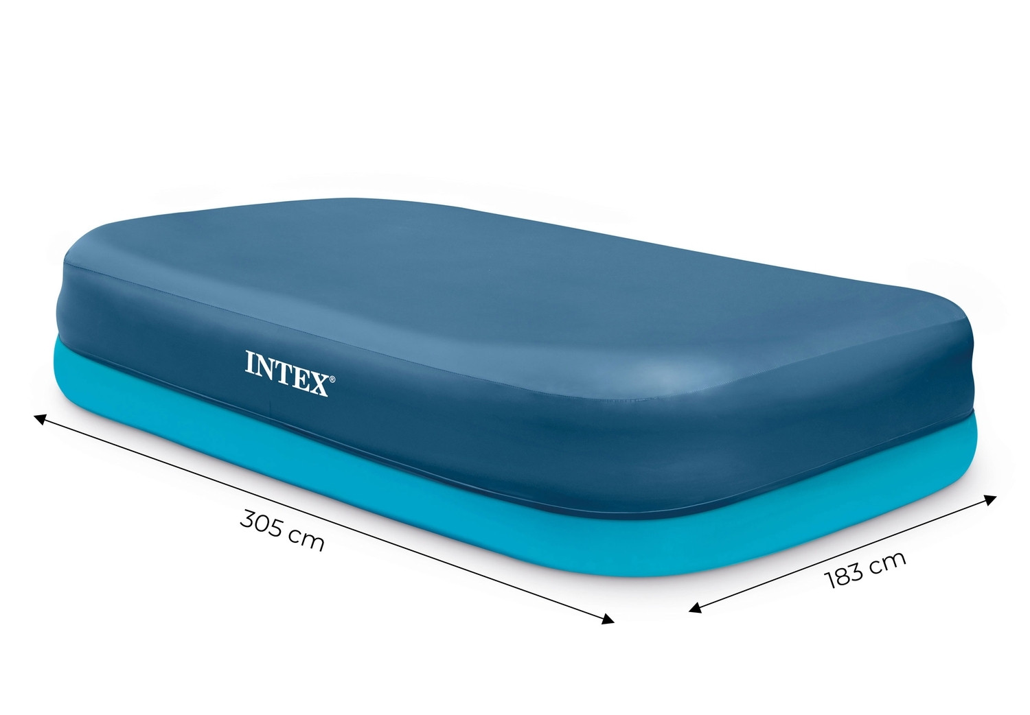 Cobertor para piscina rectangular duradero 305x183 cm