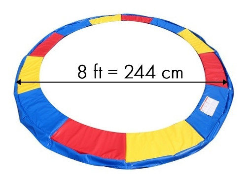 Trampoline cover 8FT - Durable & UV protected
