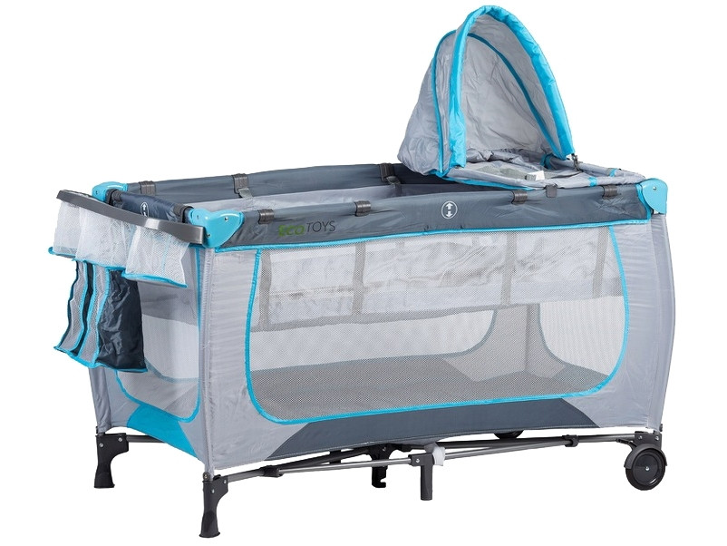 Berço de viagem com mosquiteiro e LockGuard