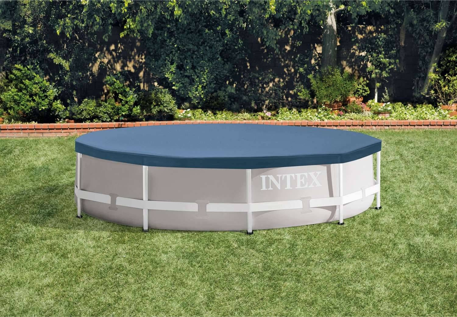 Vinyl-Poolabdeckung 366 cm mit Ablaufloch