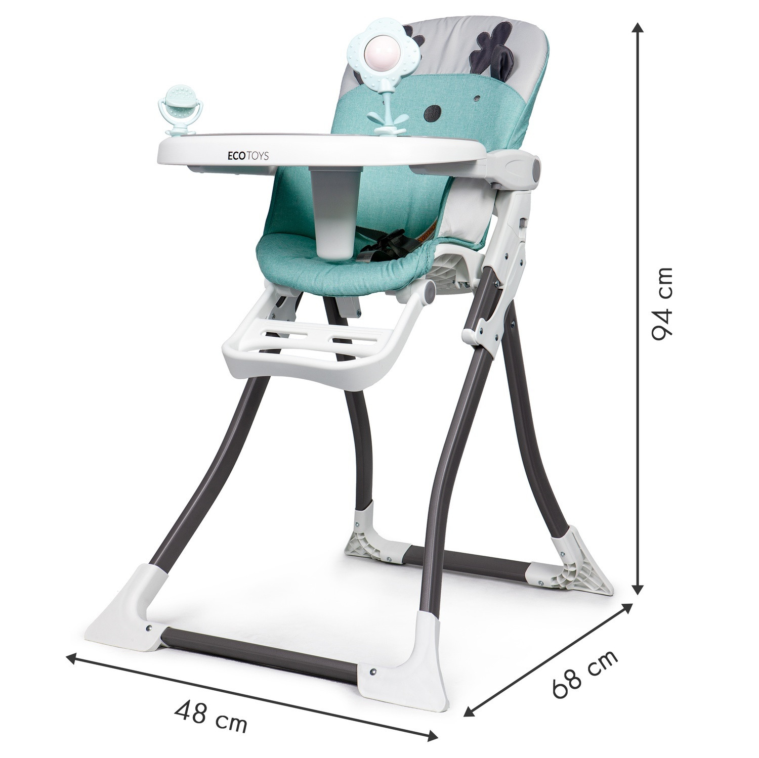 Modern Dining Chair with Adjustable Tray
