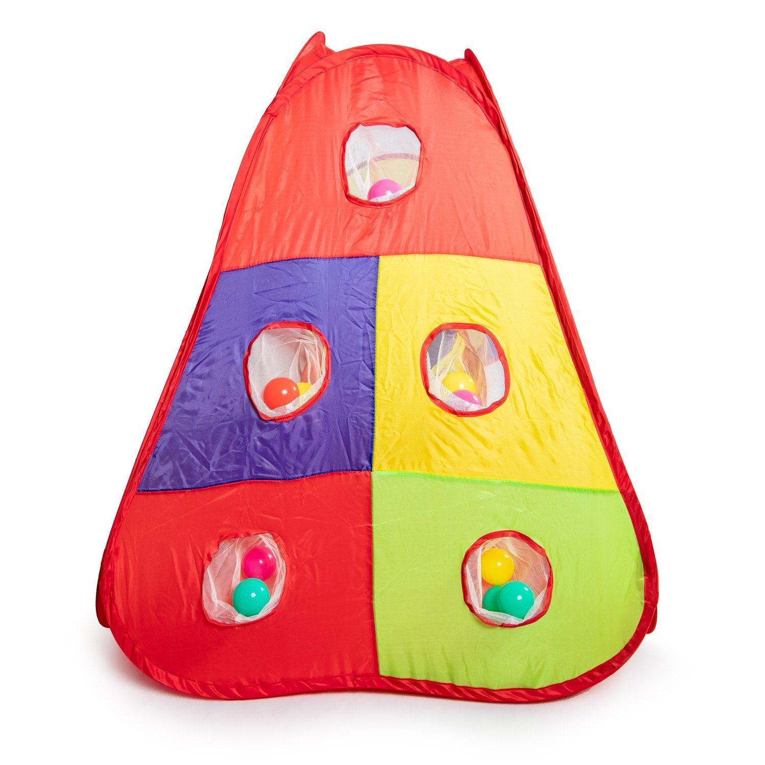 Tenda infantil com túnel e 100 bolas