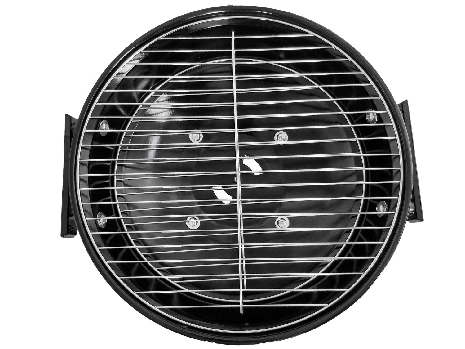 Robuster Gartengrill mit Ventilen und Ablage