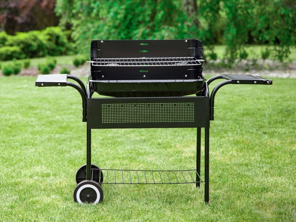Grill for Garden with Adjustable Grate