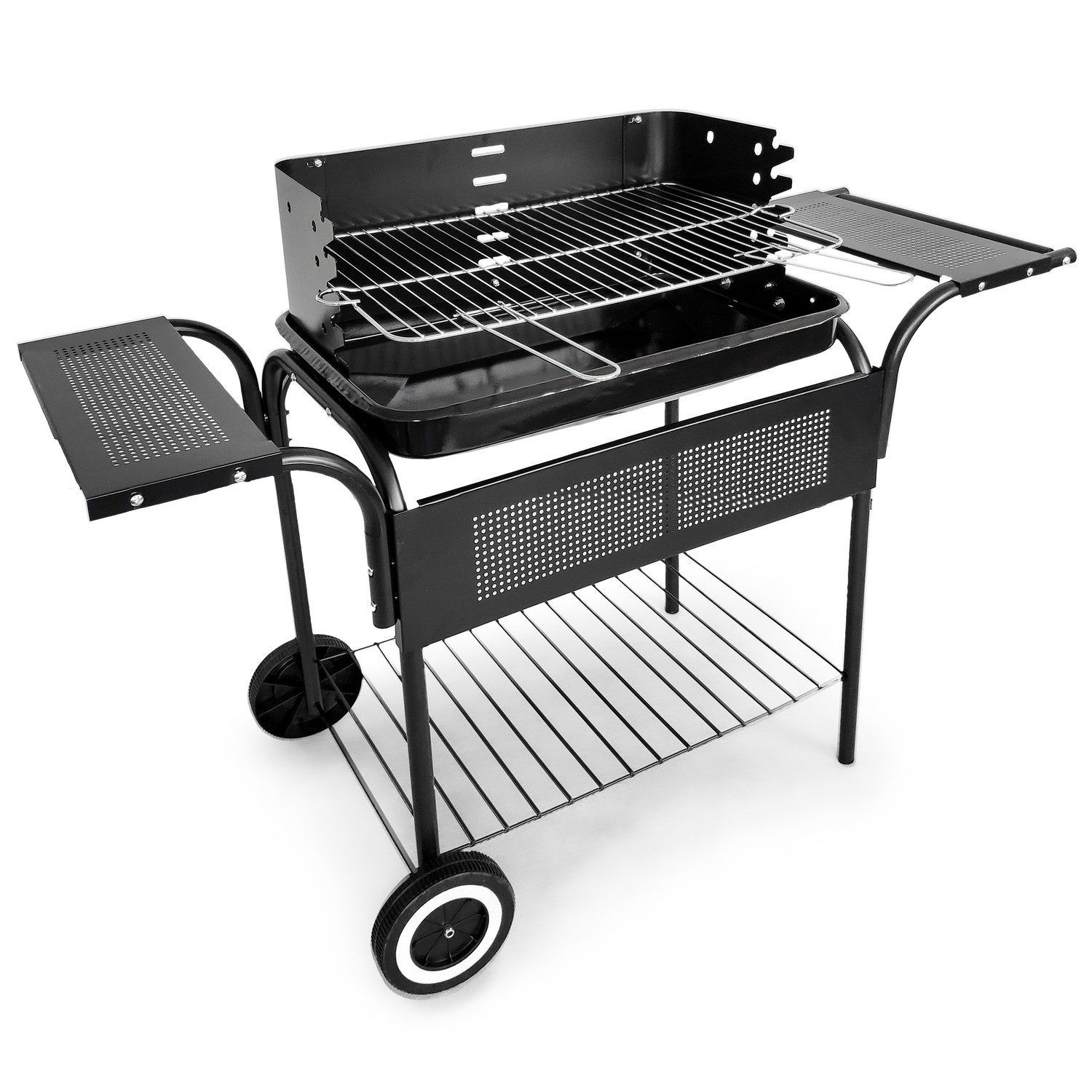 Grill for Garden with Adjustable Grate