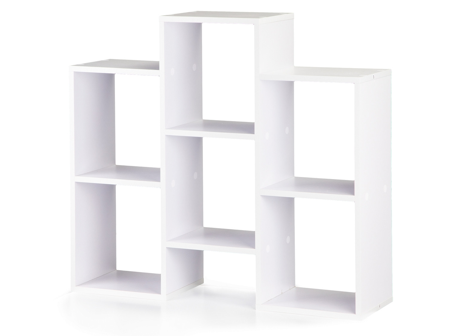 Bibliothèque blanche réversible – Durable et facile à assembler