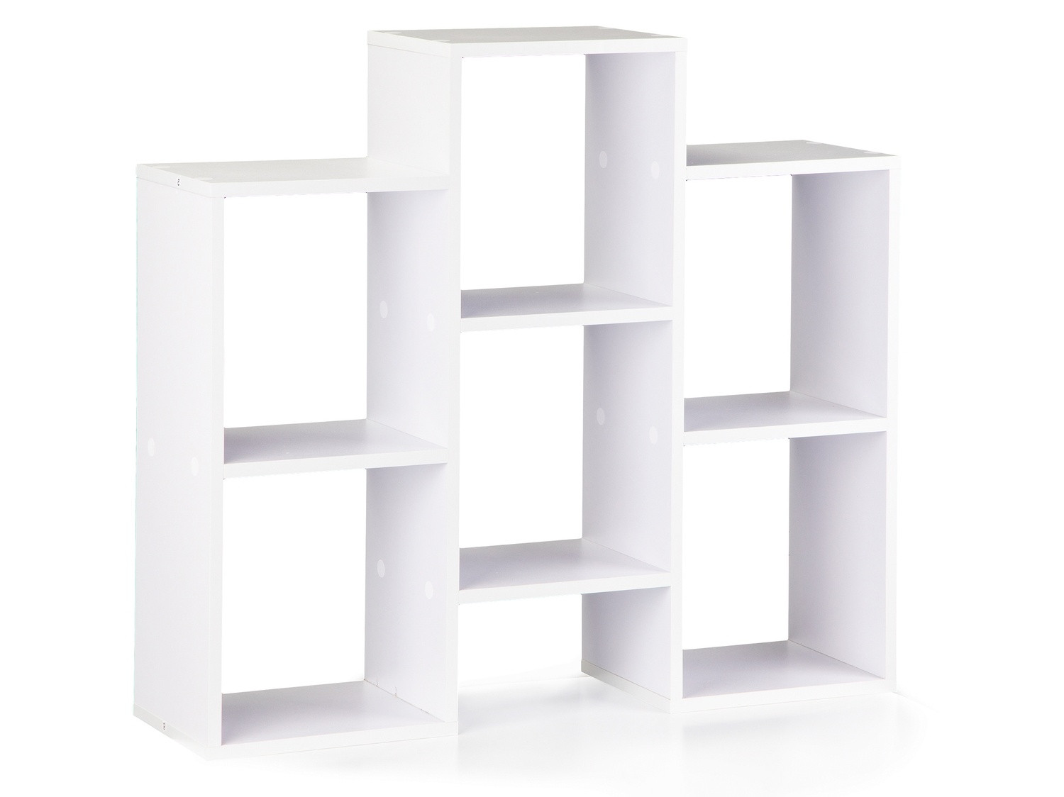Bibliothèque blanche réversible – Durable et facile à assembler