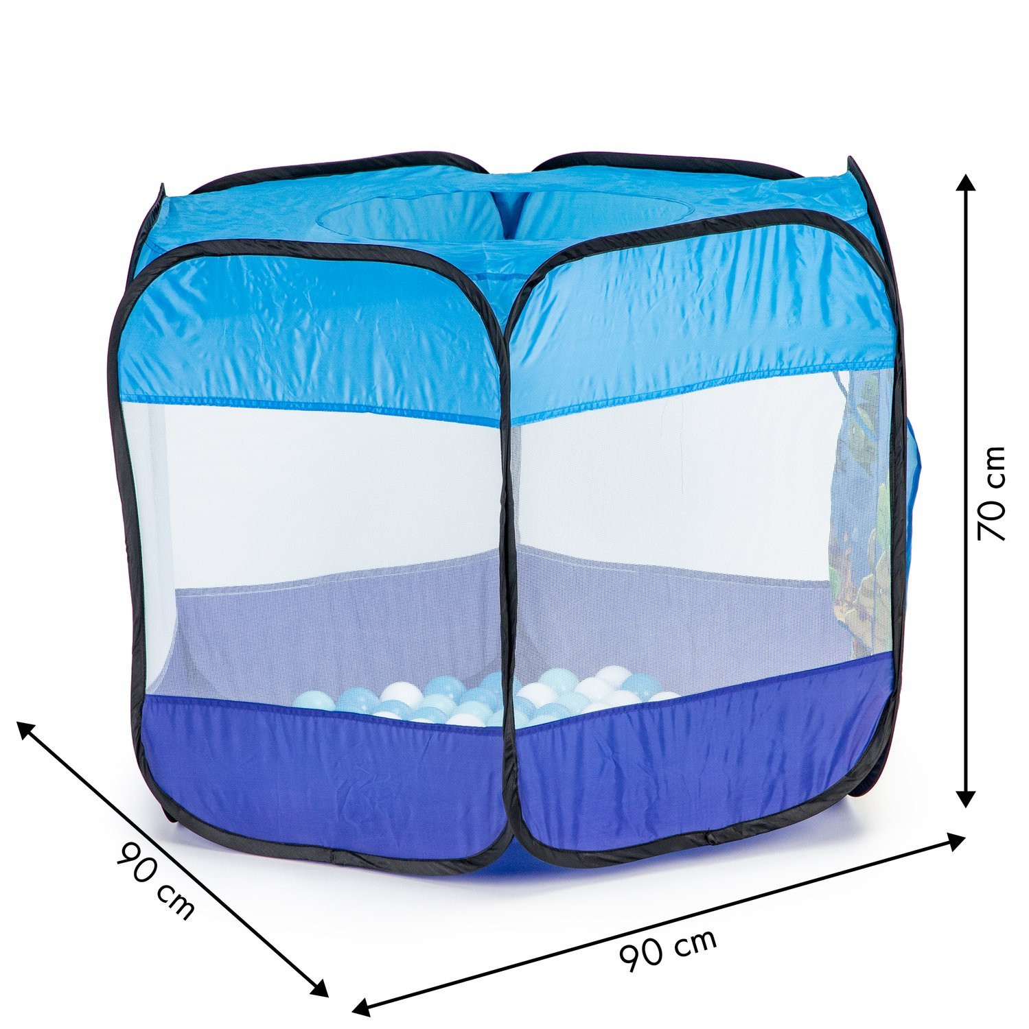 Tenda para crianças com 100 bolas interna/externa