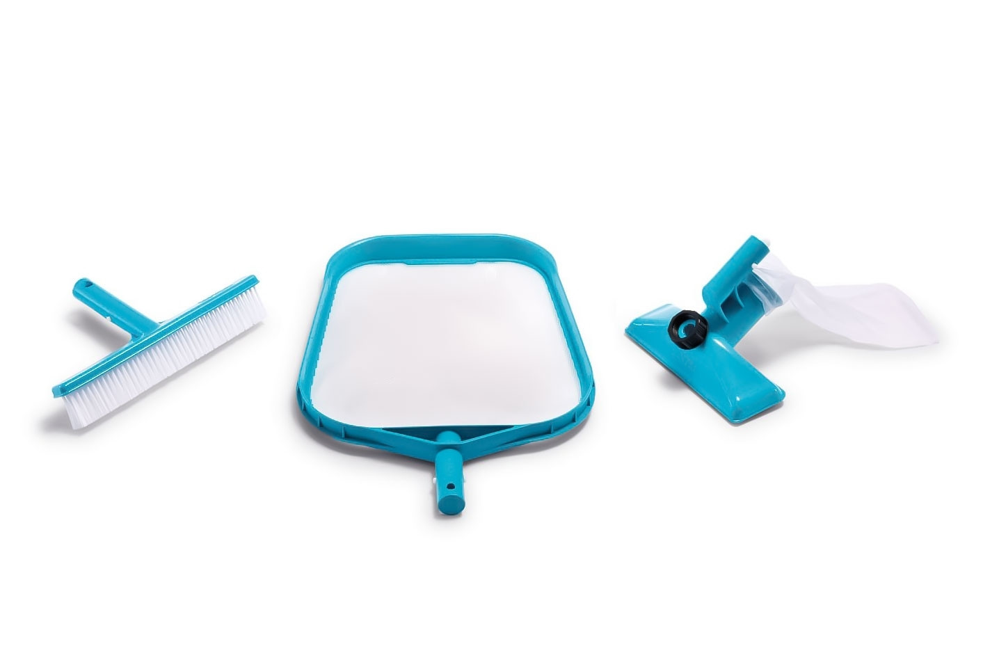 Kit de limpeza de piscina com escova e rede