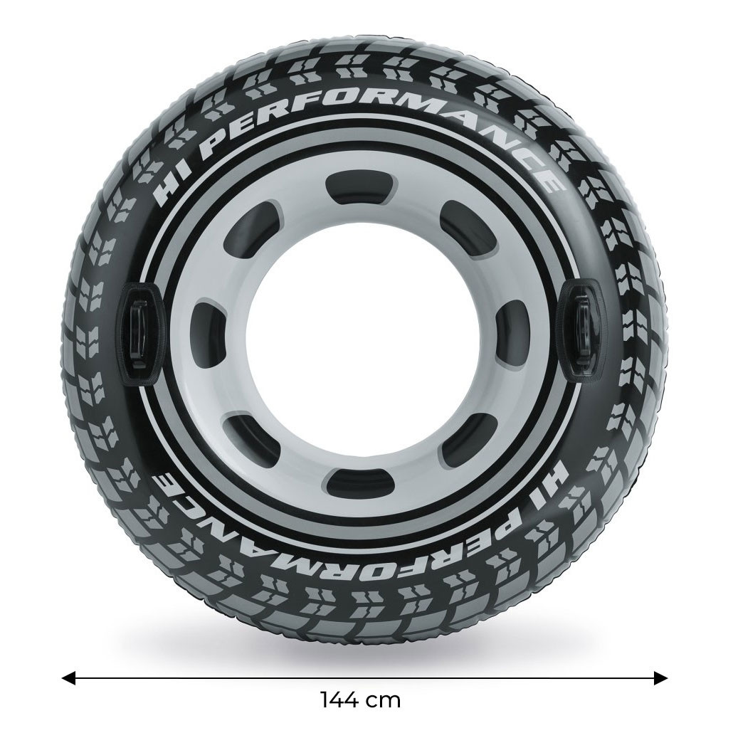 Dmuchane koło do pływania 114 cm - Trwałe PCV