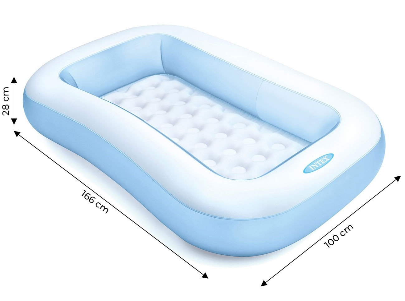 Inflatable Children's Pool - Durable PVC, 102L