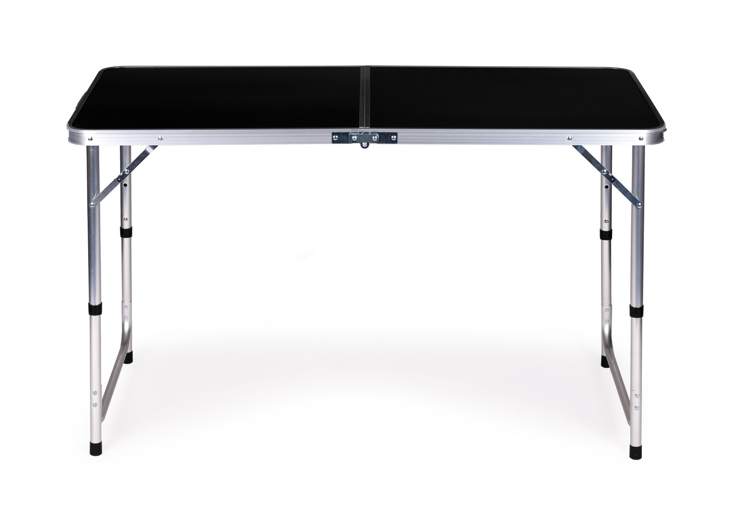 Folding Camping Table with 4 Chairs, Adjustable Height