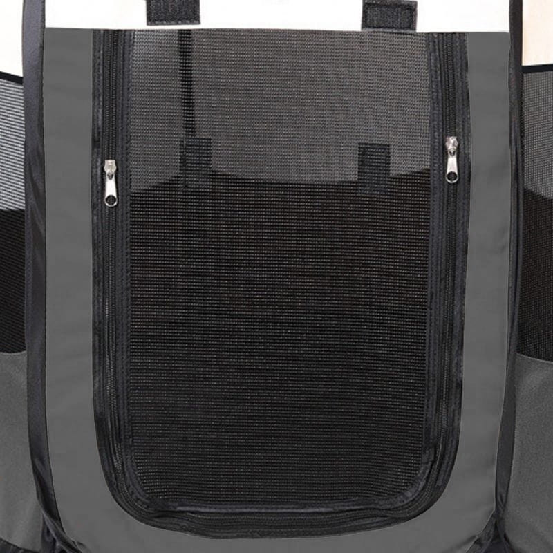 Collapsible Pet Playpen - Mesh Window, Flexible