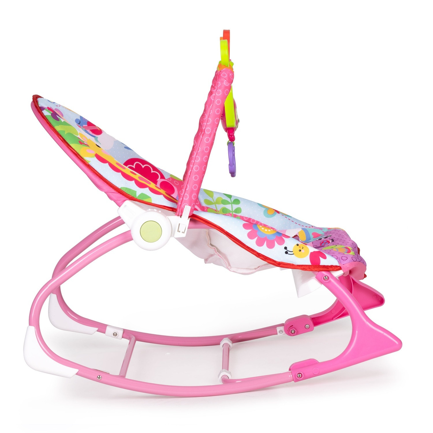 Rocker with Vibrations and Adjustable Backrest