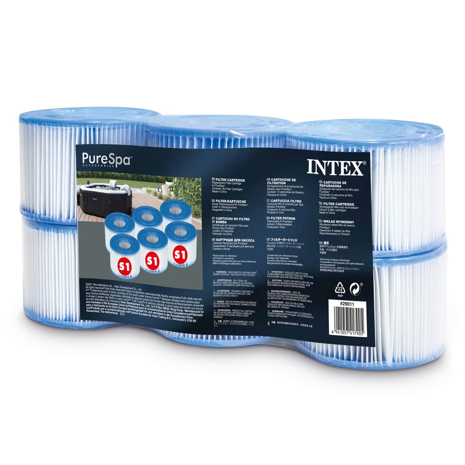 6er-Pack Spa S1-Filter – Effektive Schmutzentfernung