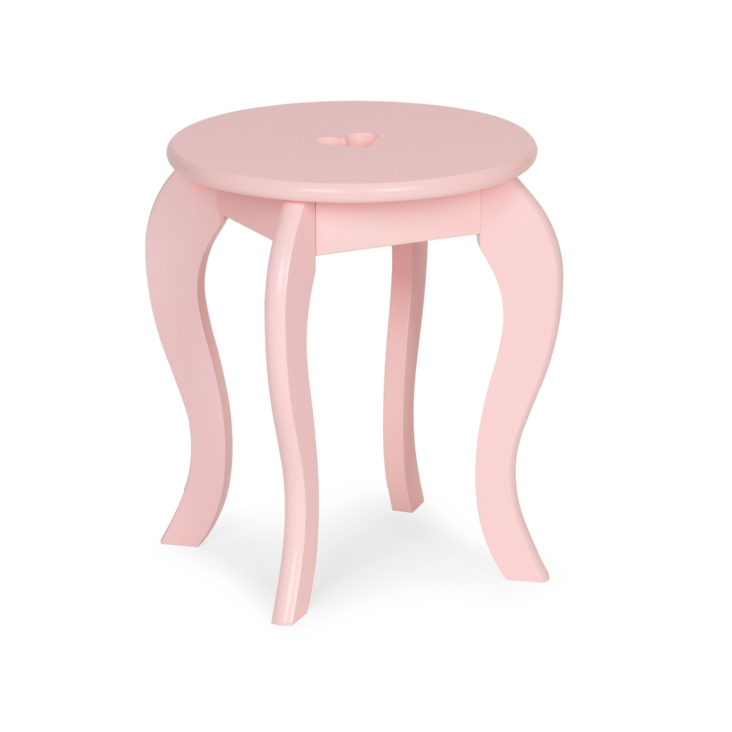 Charming Dressing Table with Mirror and Stool