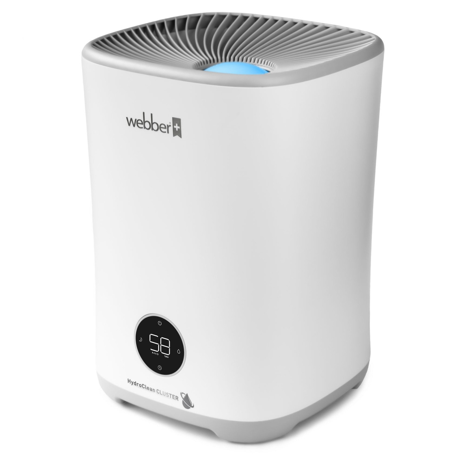 Humidifier with Ionization & Touchscreen, 30m²