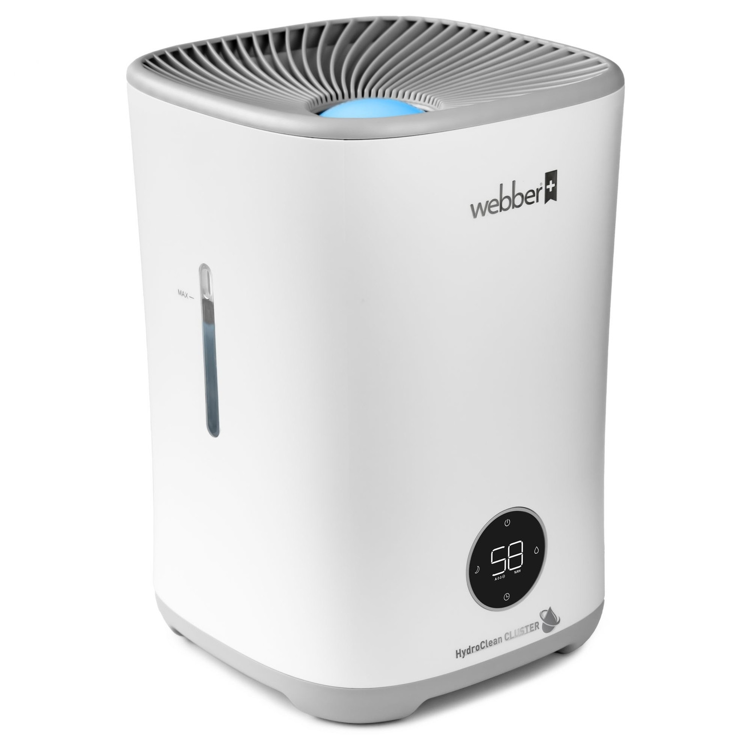 Humidifier with Ionization & Touchscreen, 30m²