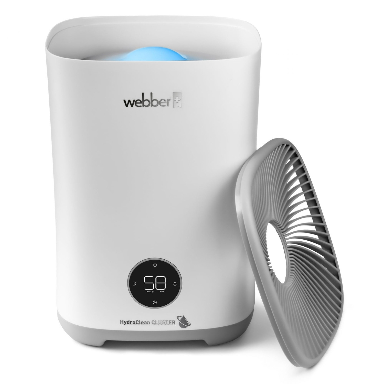 Humidifier with Ionization & Touchscreen, 30m²